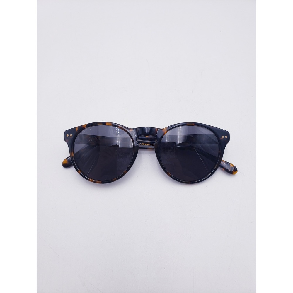 DIFF Eyewear Cody Polarized Tortoise Shell Round Sunglasses
